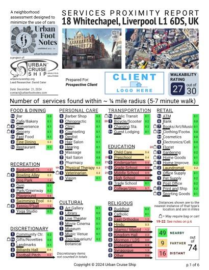 Property report preview for 18 Whitechapel, Liverpool L1 6DS, UK