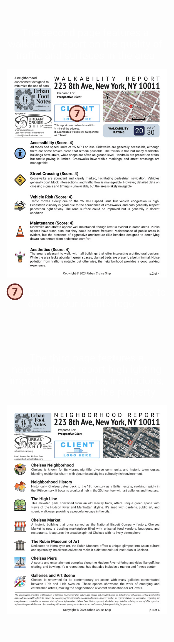 Second & Third pages of the product, mobile version